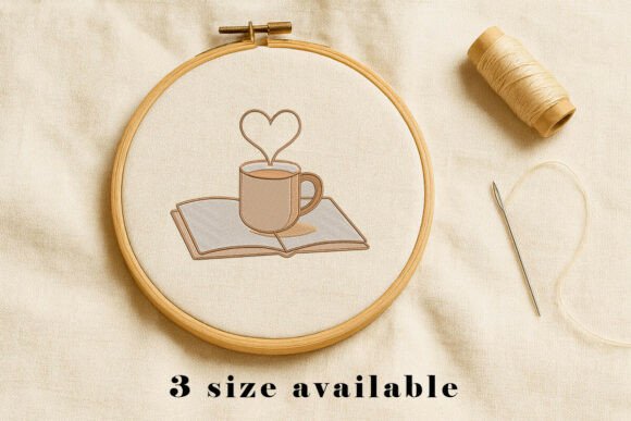 Coffee Book Embroidery Design Review for Craft Fairs