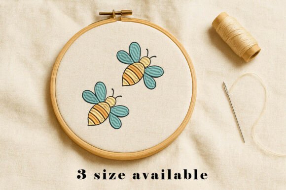 Cute Bee Embroidery Design File Review