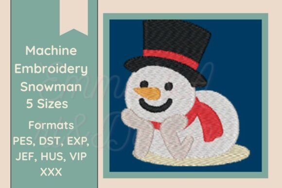 Dreaming Snowman Machine Embroidery Design Review