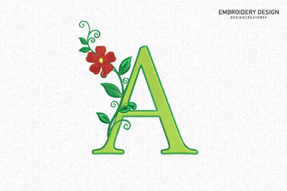 Floral Alphabet Embroidery Design Review