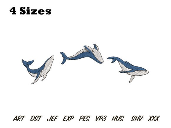 Minimalist Whale Embroidery Design Review