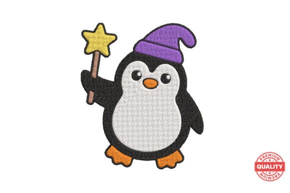 Review: Magic Penguin Embroidery Design for Halloween