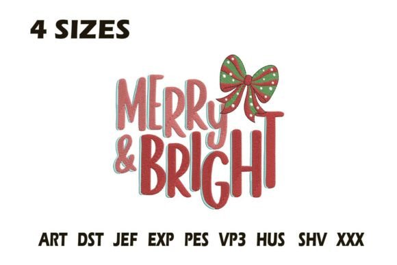 Review: Merry and Bright Bow Embroidery